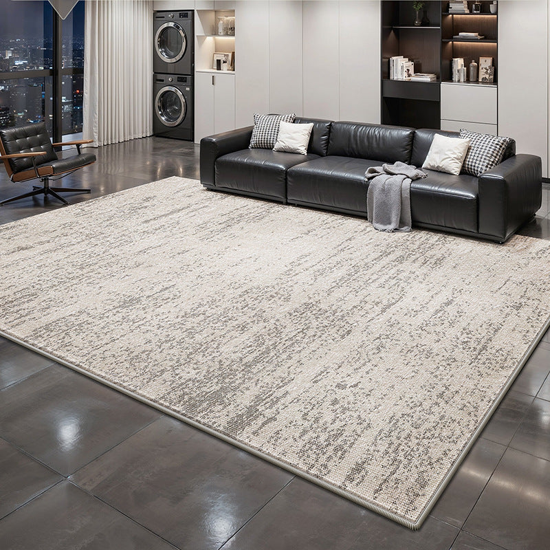 Carpet living room italian light luxury normcore style gray high-end waterproof sofa home floor mat large area full coverage