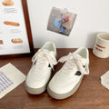 American-style sneakers, niche and trendy, round-toe, new spring 2025 women's shoes, versatile, student casual athletic white sneakers