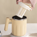 304 stainless steel water cup with lid, double-walled insulated, leak-proof office tea cup, promotional gift, rinse cup