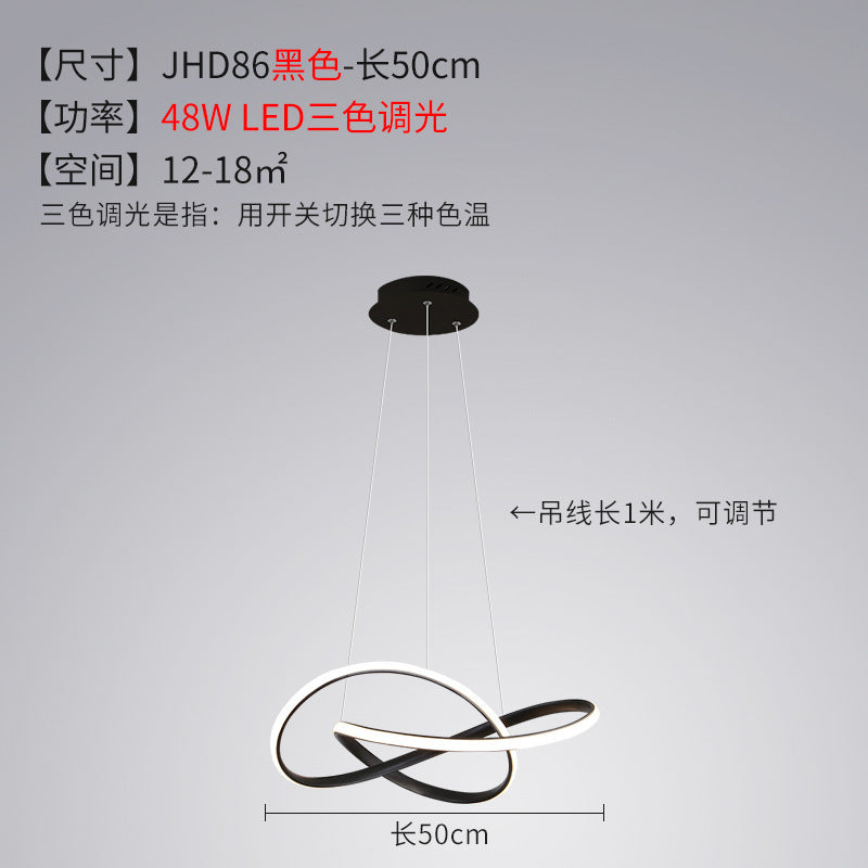 2025 genuine chandelier modern simple fashion lamp Zhongshan lighting new restaurant dining table bar net bedroom chandelier