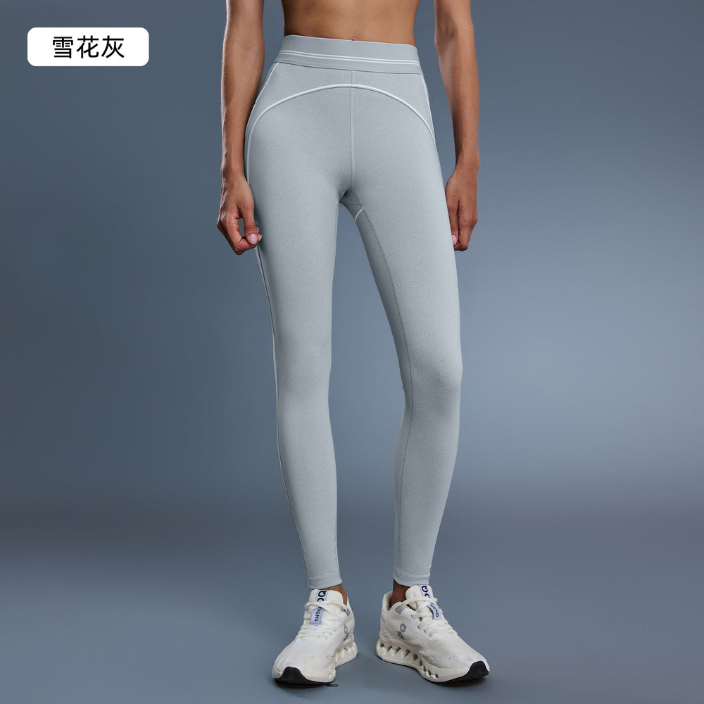 Fashioncontrast color yoga nine-point pants elastic tight running sports fitness pants tummy control butt lift yoga pants d25129