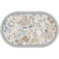 American retro floral diatomite mat - non-slip bathroom mat, absorbent & quick-drying entrance mat for bathroom and doorway