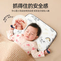 Baby pillow for 4+ months to 1-3 years old infants and toddlers - soothing, sweat-absorbent, breathable, antibacterial cotton pillow for side sleepers