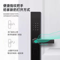 New aluminum alloy waterproof smart fingerprint lock with semiconductor fingerprint recognition, mobile app remote access, and backup key
