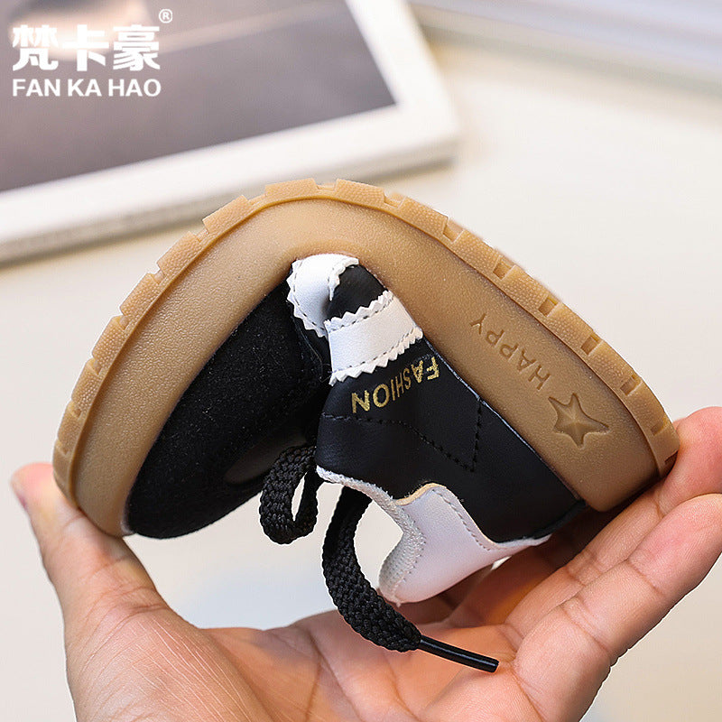 Fankahao spring festival new shoes  spring & fall new arrivalk-stylegirlkitty cat casual sneakers kids german training shoes