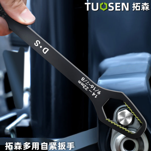 Tuosen Hardware Tools Multi-purpose Double-head Shaped Self-tightening Wrench 8-22mm Eye Wrench Multi-function Plum Blossom Wrench