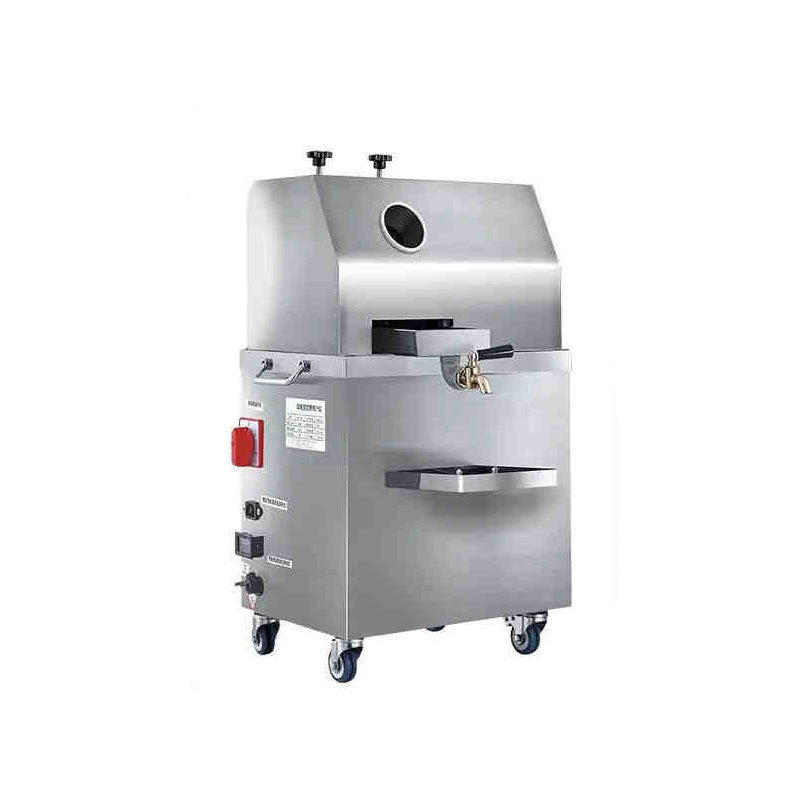 Commercial sugarcane juicer - stainless steel automatic electric tabletop sugarcane press machine - ideal for street vendors