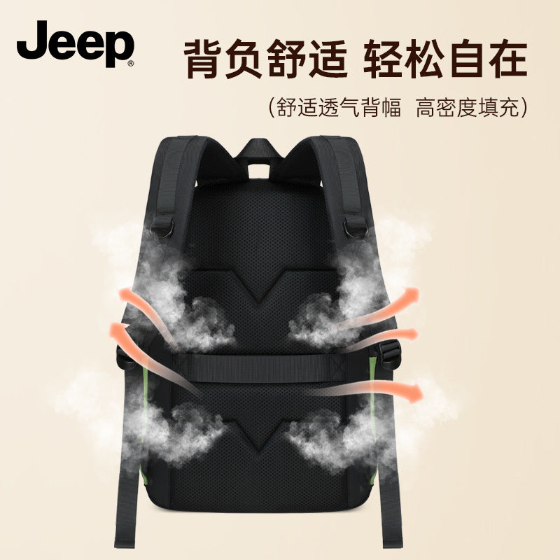 Jeep kids' backpack - lightweight, commuter-friendly, large capacity backpack for boys and girls - elementary and middle school students - reduces burden, spine protection