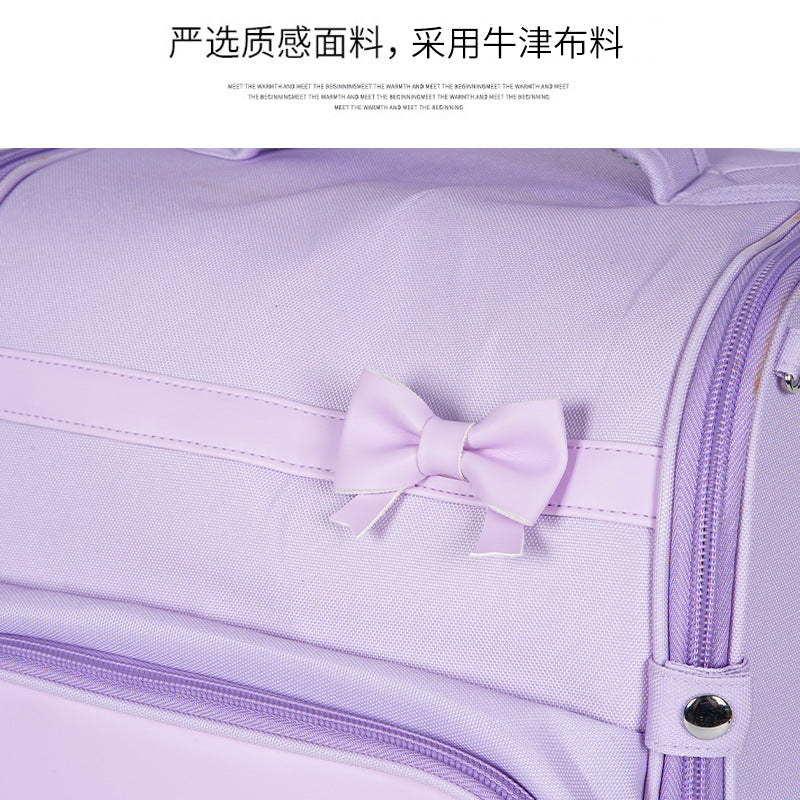 2024 new girls' elementary school backpack - grades 1-6, kids' ergonomic, lightweight, large capacity backpack