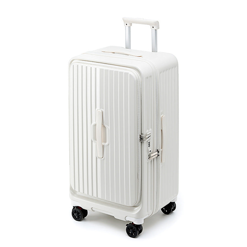 Multi-opening suitcase Front open cover trolley case 20-inch boarding case 2025 new large-capacity universal wheel case