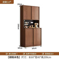 2m tall sideboard [walnut color] installation included