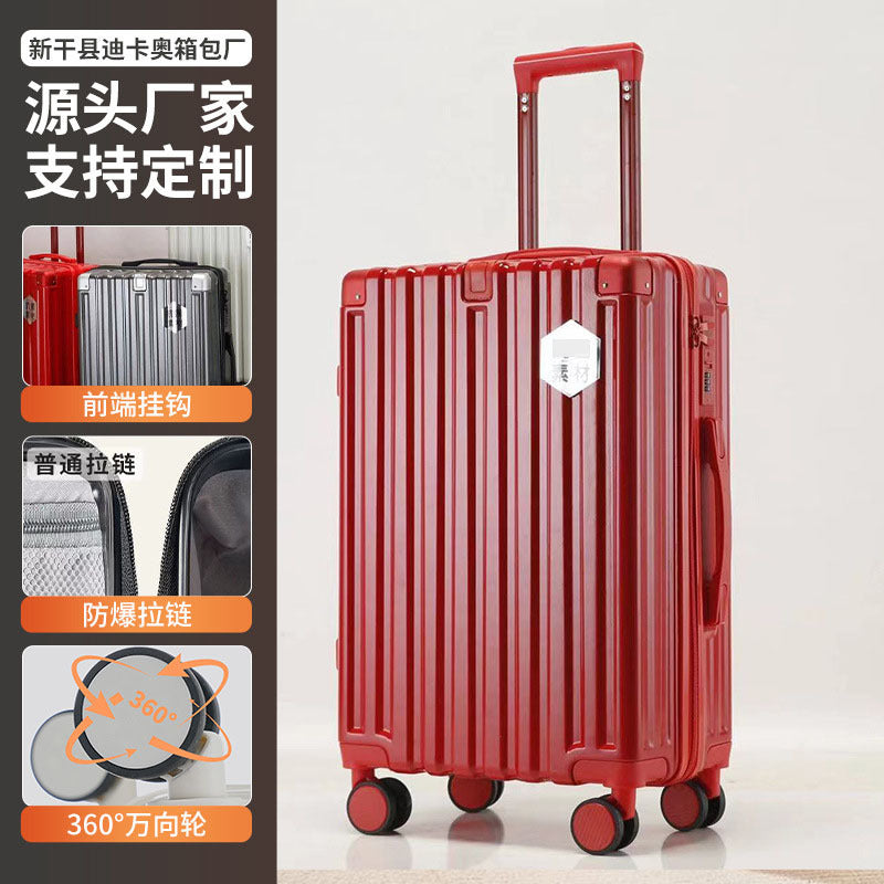 Luggage New business high-value large-capacity trolley case Universal wheel strong men's and women's suitcase Password case
