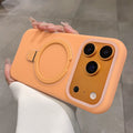 New iphone 17 pro max jelly skin magnetic stand phone case, compatible with apple 16, full coverage protective cover