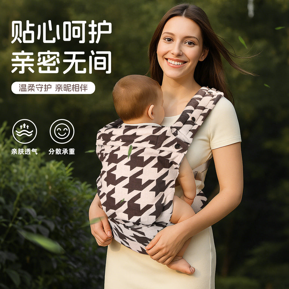 Cotton and linen newborn carrier waist stool multi-functional baby sling cotton and linen full-stage all year roundneutral baby carrier