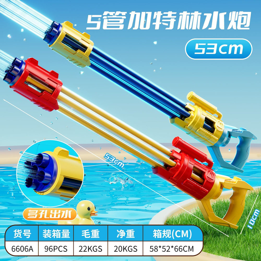 pull-out syringe water gun multi-hole water cannon summer outdoor water fight water splashing festival water toys wholesale