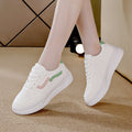 2024 spring new arrival: versatile white sneakers for women - casual athletic shoes with soft soles, spring/autumn bestseller