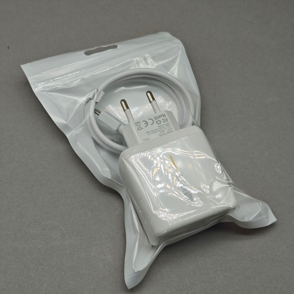 65w european standard super fast charging head suitable for reno5/findx4 mobile phone charging head 6a data cable usb charger