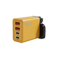 120w super fast charging adapter - dual usb + dual type-c uk plug charger for mobile phones
