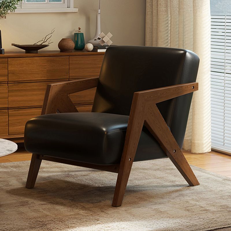 Single sofa chair popular richard solid wood lazy sofa milk tea shop coffee shop table and chair combination b&b sofa