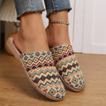 Summernew arrival linen sandals and slippers straw woven toe chinese style ethnic style women's home indoor slippers breathable deodorizing filter