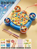 Electric magnetic fishing game - early education, educational, musical, interactive pretend play toy for boys and girls - wholesale gifts