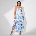 fashiontube top suspender slit sexy evening dress women's silmclassysenseelegance party prom dress