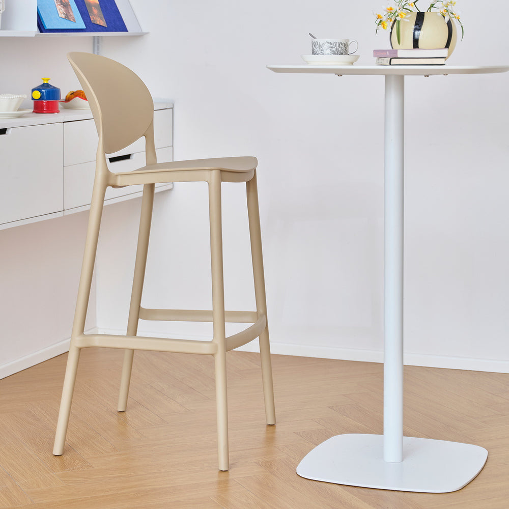 Casual modern bar front desk chair for home island bar stool high stool thickened scandinavian plastic back chair bar chair