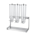 Stainless steel cereal dispenser - grain dispenser - food cereal dispenser - hotel buffet restaurant oatmeal & cereal storage bucket