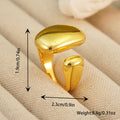 Fashion geometric adjustable ring set for women, bridal wedding bohemian shiny ring