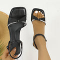 2025 new chunky heel mid-heel sandals - fairycore style, 2025 summer's hottest trending style, single strap, soft and elegant