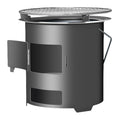 Household outdoor thickened stove stove for tea making and heating barbecue multi-functional wood stove carbon bucket charcoal stove
