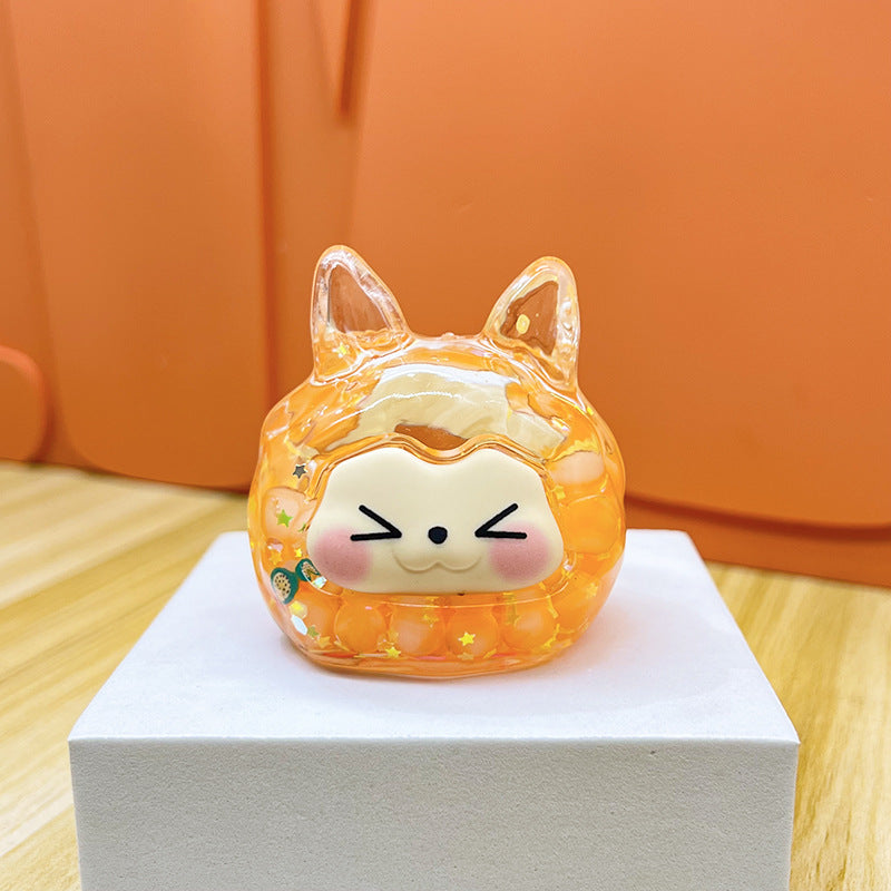 oversized three-dimensional quicksand KIKI shopping mall blind box figure desktop ornament car pendant DIY jewelry accessories