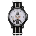 Cute cartoon nezha demon child descends to earth children's watch - stylish quartz watch for elementary school students, boys and girls
