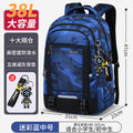 Middle school student schoolbag 2026new arrival boys junior high school student high school student super large capacity backpack male burden reduction spine protection men's style