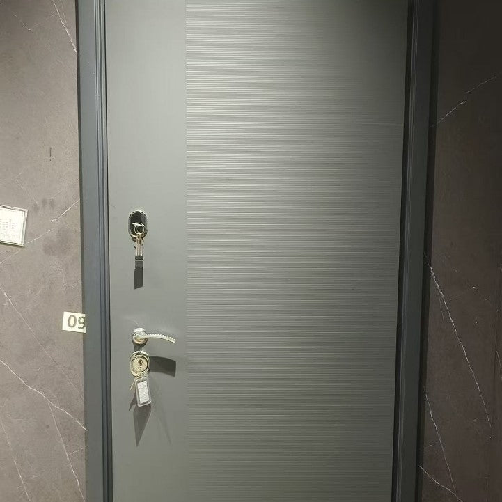 Russian door central asia turkish mdf panel door thermal insulation entrance apartment door export engineering steel security door