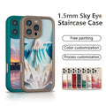 Custom painted phone case - cartoon design for iphone 16, solid color apple 15, diamond sand diy phone 14 soft case