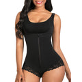 Export body shaping intimates one-piece triangle zipper corset tummy control butt lift bodysuit butt lift tummy control