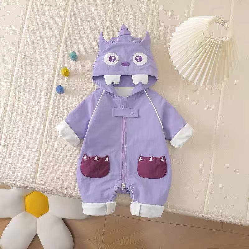 Spring & fall baby cute new arrival baby clothes outwear super cute jumpsuit outwear jacket ha shirt crawling suit