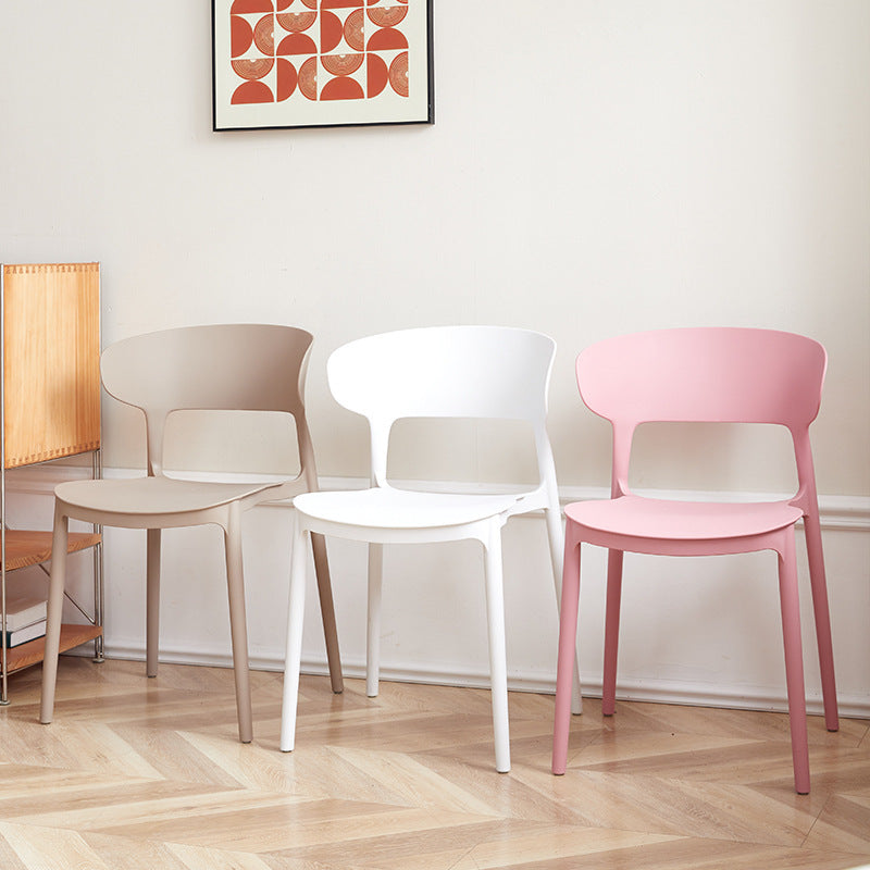 Thickened plastic chair commercial restaurant chair for home dining chair popular back chair office stool training conference seat
