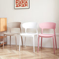 Thickened plastic chair commercial restaurant chair for home dining chair popular back chair office stool training conference seat