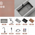 New arrival slag sink large single slot thickenedsus304 stainless steel for home kitchen sink sink sink