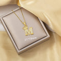Letter m---gold
