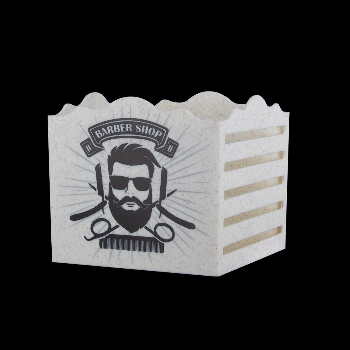 Hair salon scissors socket non-slip storage box, scissors socket box has no fixed position, comb scissors are inserted into the scissors rack.