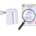Canxin wireless electric egg whisk - handheld rechargeable whisk for cream, egg whites, and baking