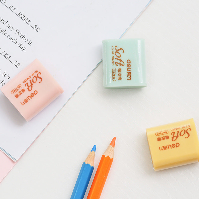 Deli 7543 Sketch Pencil Eraser Fresh Eraser Student Exam Drawing Wipe Clean Eraser