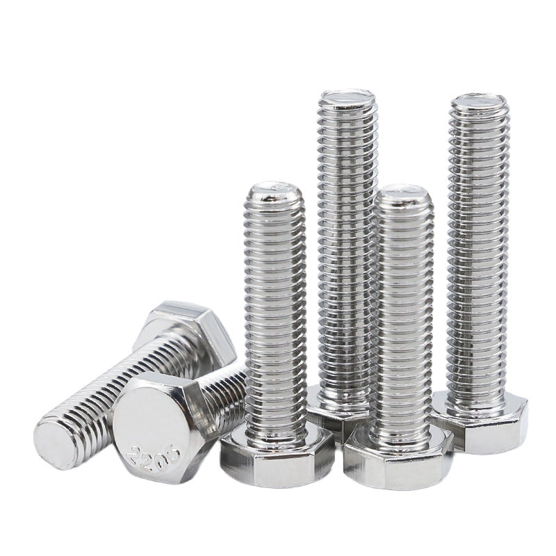 2205 stainless steel outer hexagon bolt full thread hexagon head screw M6M8M10M12M14M16M20M24