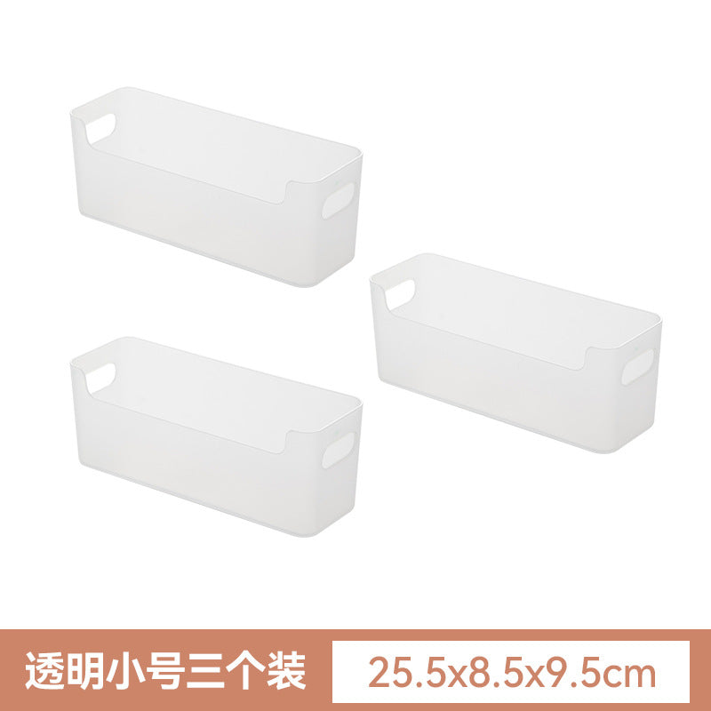 Kitchen cabinets, plastic wrap storage boxes, plastic sundries, non-punching wall-mounted storage boxes, multifunctional bathroom storage boxes