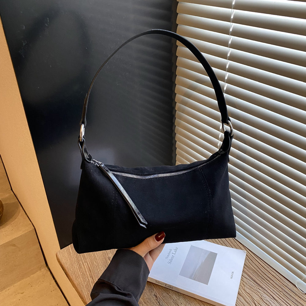 retro bag women's bag new arrival maillard color frosted easiest for match armpit bag casualclassy sense shoulder bag