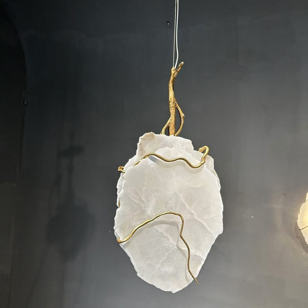 all-copper natural spanish marble small chandelier stylish model room bedside wall lamp art model room lighting fixtures