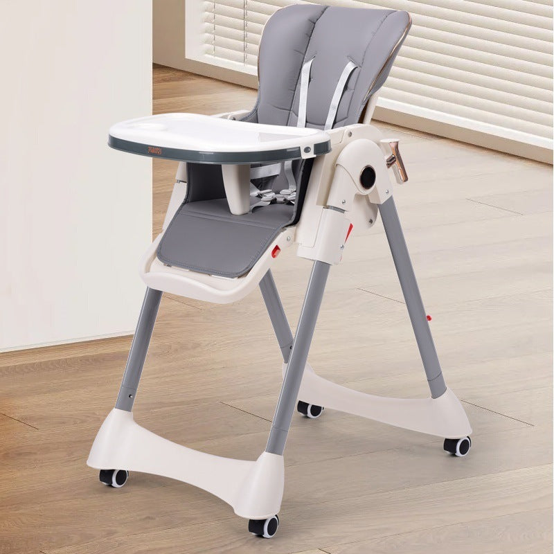 Baby dining chair foldable, reclining, rocking, portable baby eating seat, home baby meal rocking chair
